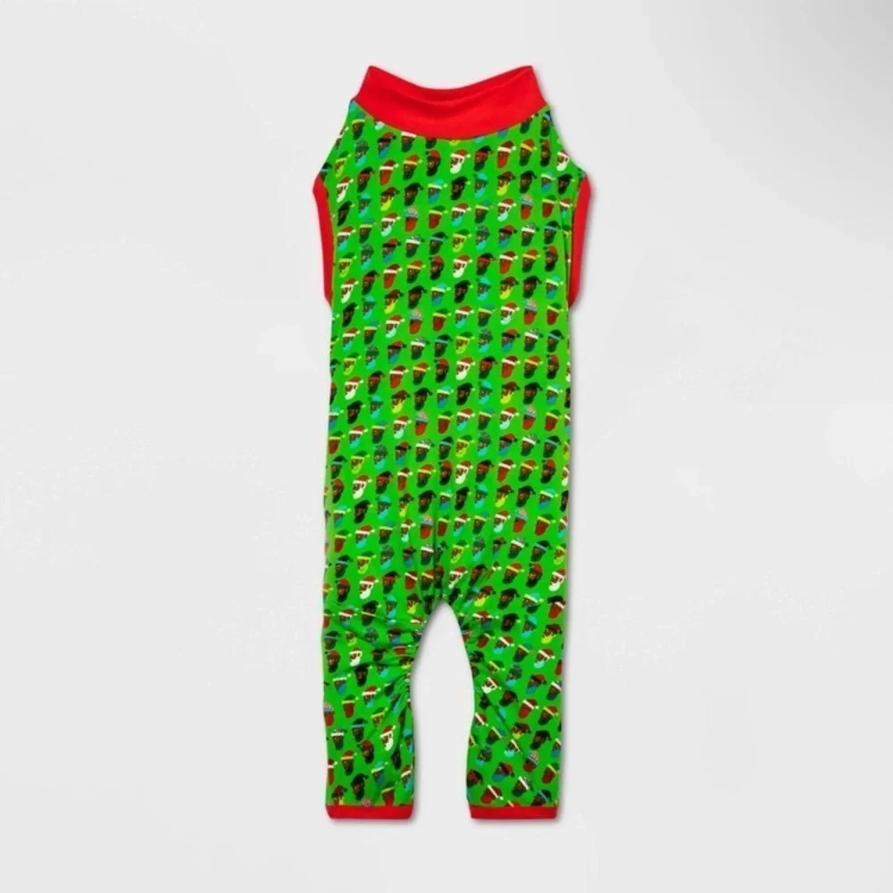 Dog Santa PJs Holiday Family Multi Santas Pajama - Wondershop Size M L XL